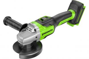 Фото Аккумуляторная угловая шлифовальная машина Greenworks GD24AG